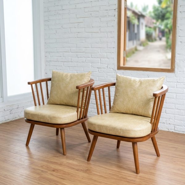 Kursi Santai Sofa Minimalis Jari - Jari Estetik Model Kekinian