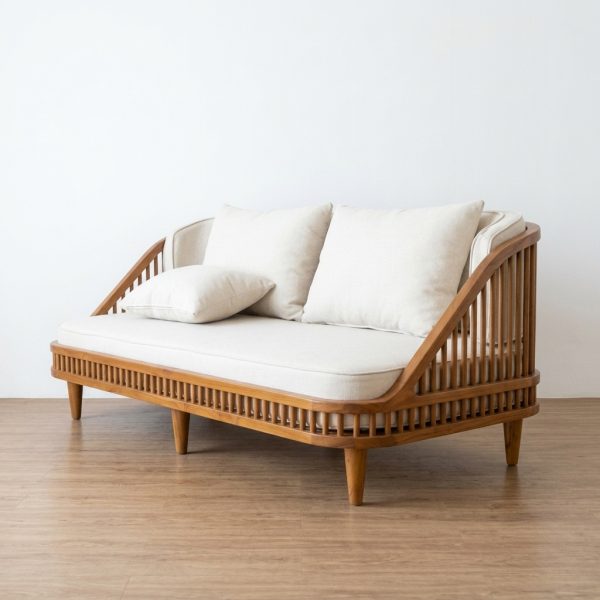 Sofa Jati jari - jari modern - sofa tamu mewah