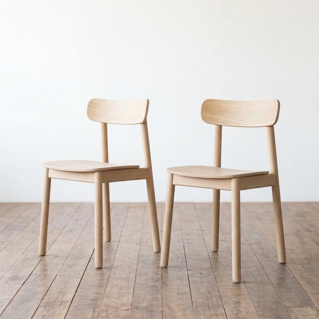 Kursi Cafe Kayu Sungkai Elegan Sandaran Nyaman